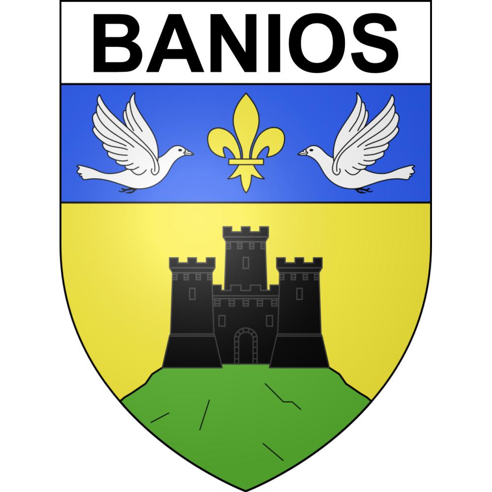 Baron 54 ville sticker blason écusson autocollant adhésif