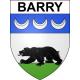 Baron 54 ville sticker blason écusson autocollant adhésif