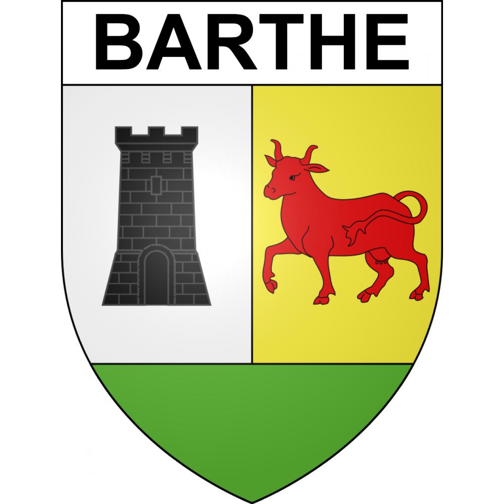 Adesivi stemma Barthe adesivo