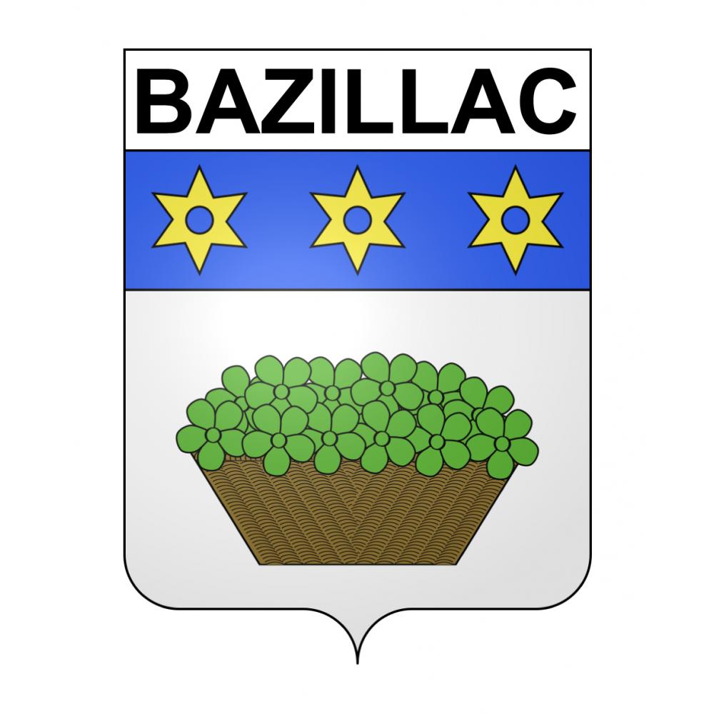 Bazillac Sticker wappen, gelsenkirchen, augsburg, klebender aufkleber