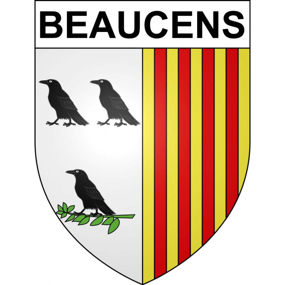Beaucens Sticker wappen, gelsenkirchen, augsburg, klebender aufkleber