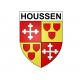 Houssen 68 ville sticker blason écusson autocollant adhésif