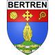 Bertren Sticker wappen, gelsenkirchen, augsburg, klebender aufkleber