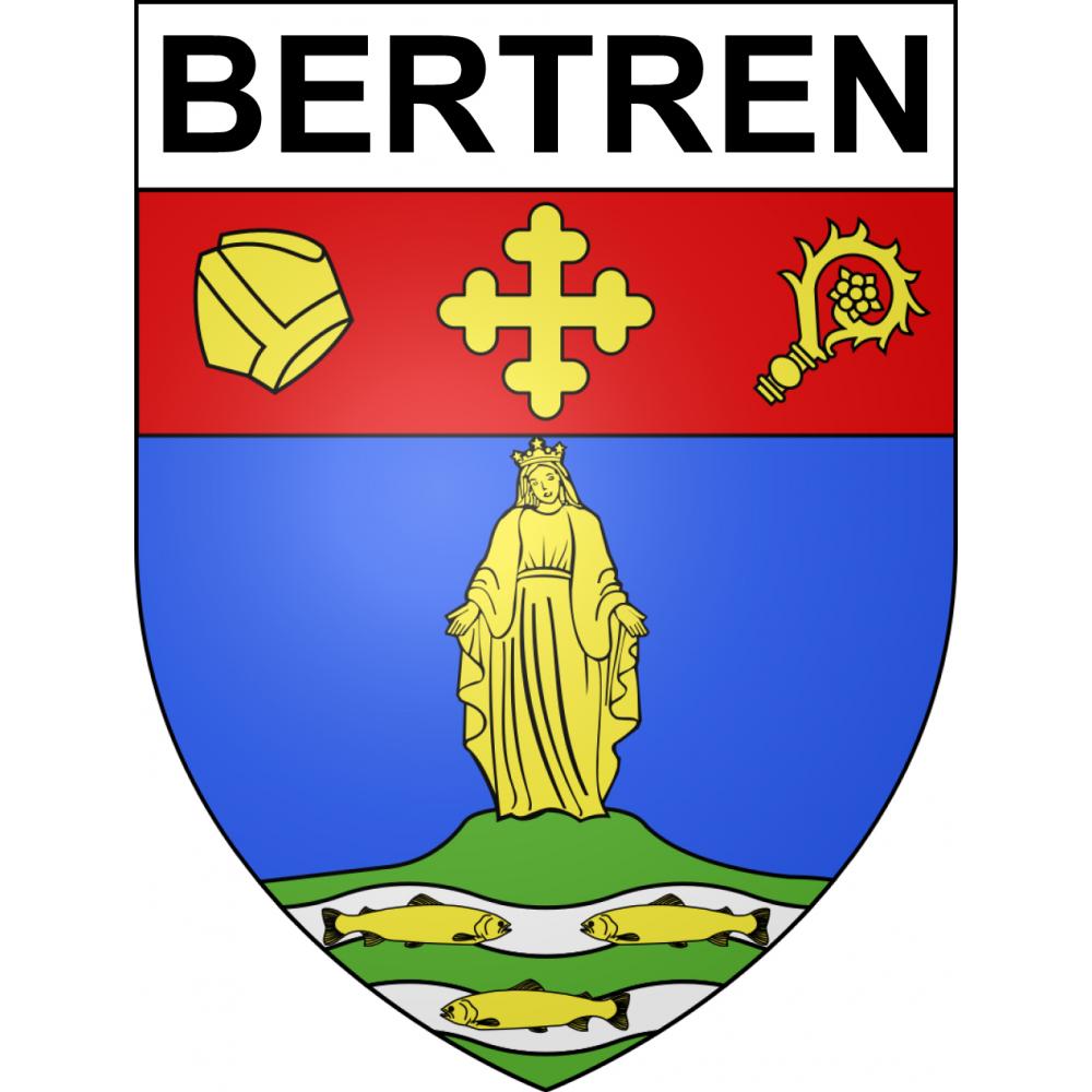 Bertren Sticker wappen, gelsenkirchen, augsburg, klebender aufkleber