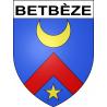 Stickers coat of arms Betbèze adhesive sticker