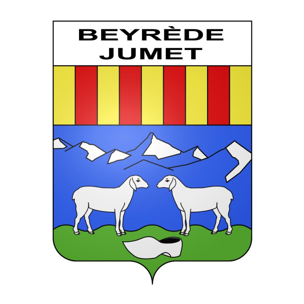 Beyrède-Jumet 65 ville sticker blason écusson autocollant adhésif