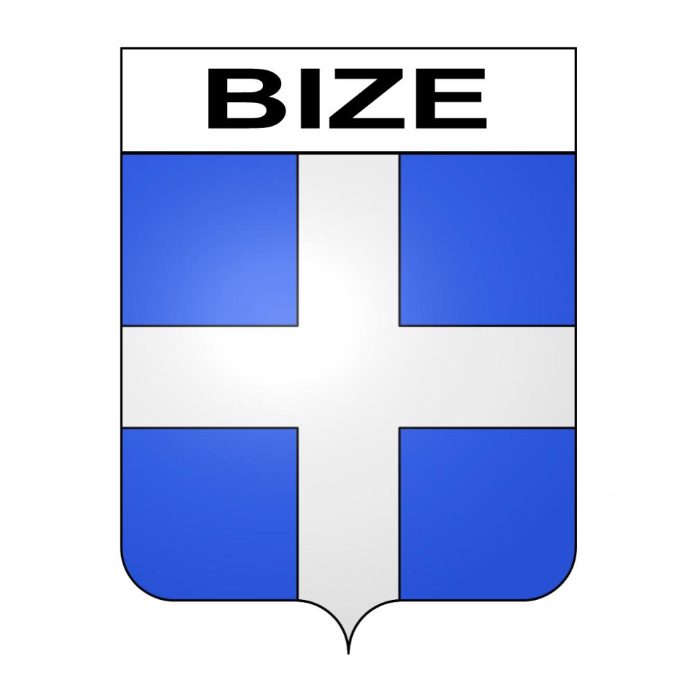 Stickers coat of arms Bize adhesive sticker