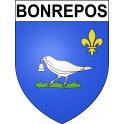 Bonrepos Sticker wappen, gelsenkirchen, augsburg, klebender aufkleber