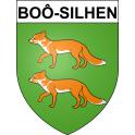 Boô-Silhen Sticker wappen, gelsenkirchen, augsburg, klebender aufkleber