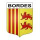 Bordes Sticker wappen, gelsenkirchen, augsburg, klebender aufkleber
