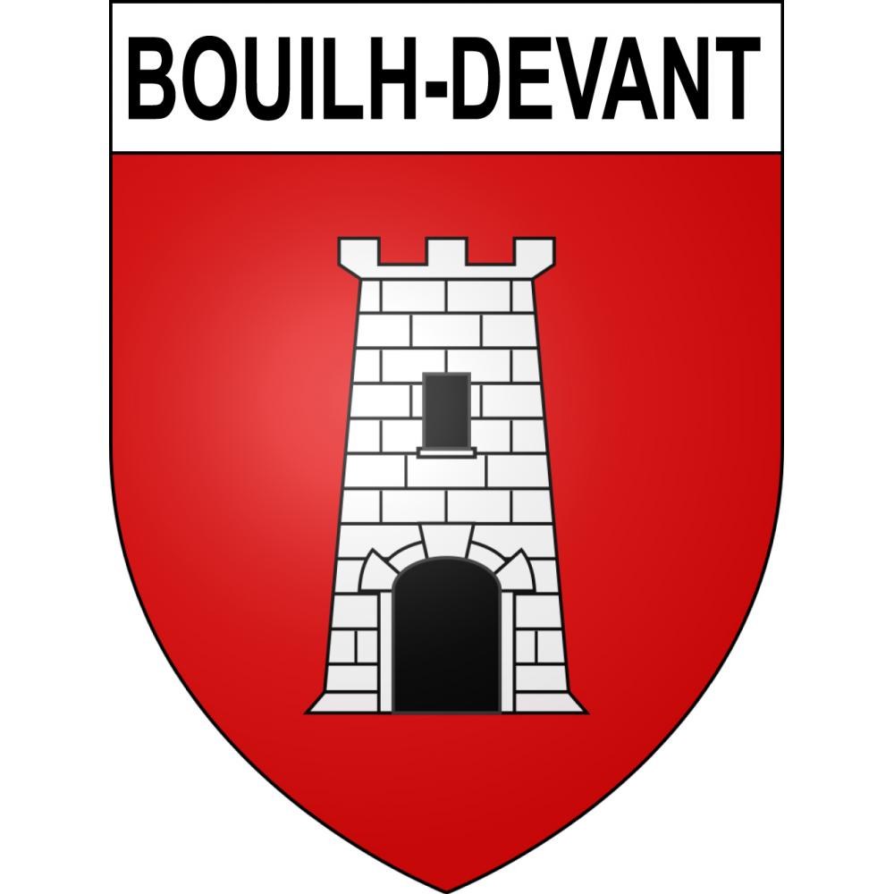 Bouilh-Devant Sticker wappen, gelsenkirchen, augsburg, klebender aufkleber