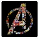 Stickers avengers sticker autocollant interrupteur