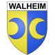 Walheim Sticker wappen, gelsenkirchen, augsburg, klebender aufkleber