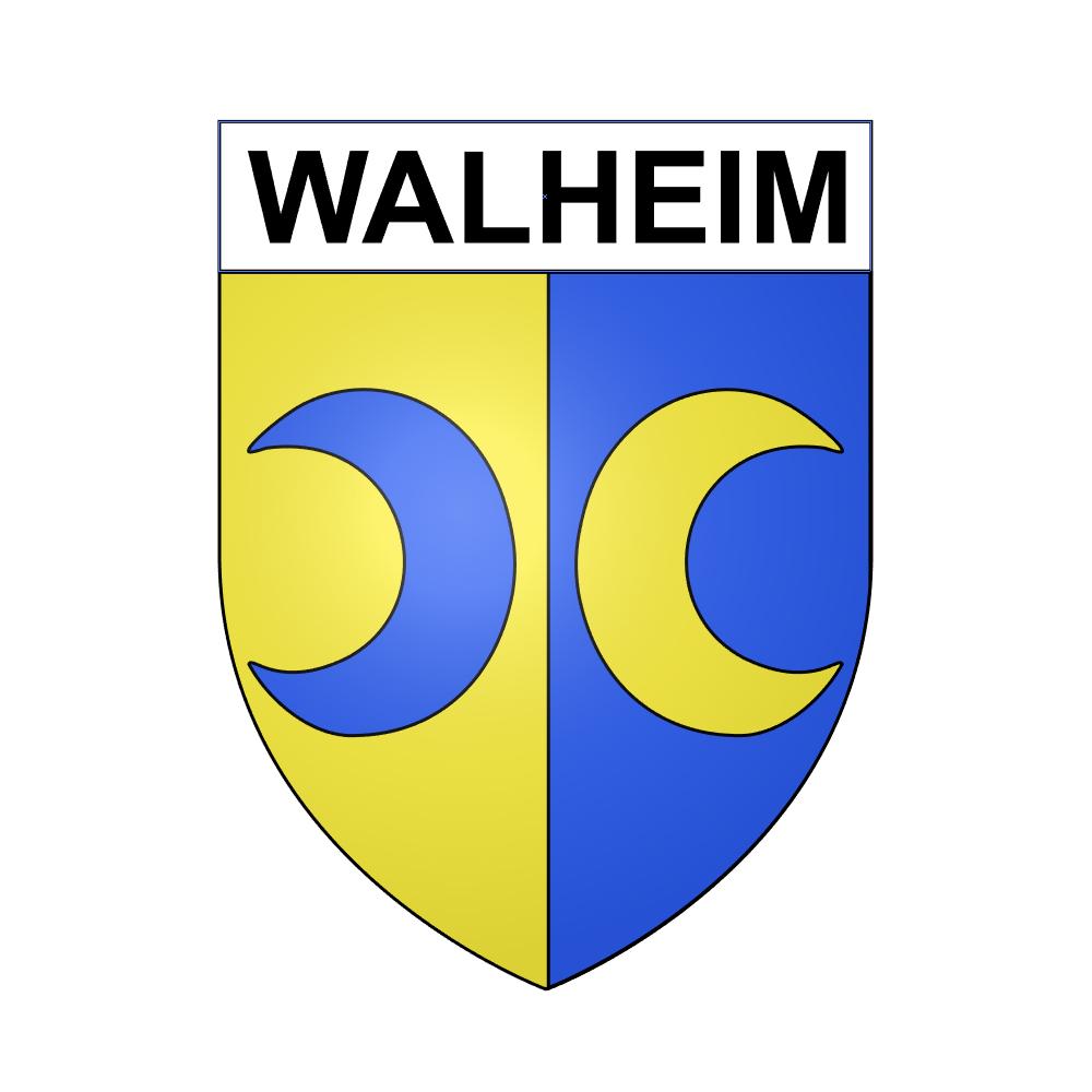 Stickers coat of arms Walheim adhesive sticker