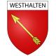 Werentzhouse Sticker wappen, gelsenkirchen, augsburg, klebender aufkleber