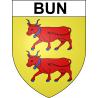 Bun 65 ville sticker blason écusson autocollant adhésif