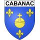 Stickers coat of arms Cabanac adhesive sticker