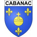 Cabanac Sticker wappen, gelsenkirchen, augsburg, klebender aufkleber