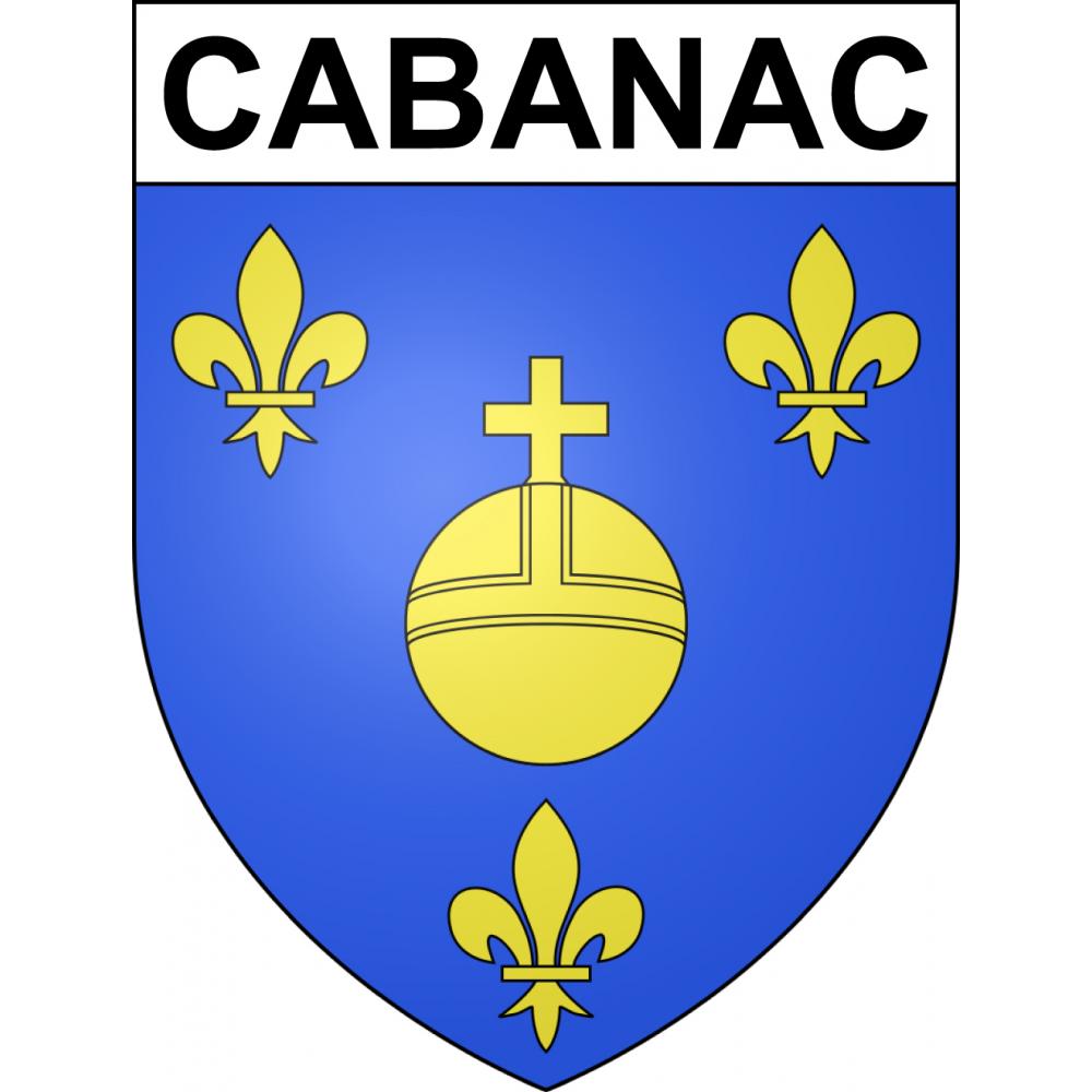 Cabanac Sticker wappen, gelsenkirchen, augsburg, klebender aufkleber