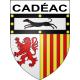 Cadéac 65 ville sticker blason écusson autocollant adhésif