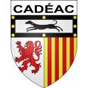 Cadéac Sticker wappen, gelsenkirchen, augsburg, klebender aufkleber