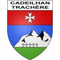 Cadeilhan-Trachère Sticker wappen, gelsenkirchen, augsburg, klebender aufkleber