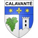 Pegatinas escudo de armas de Calavanté adhesivo de la etiqueta engomada