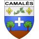 Camalès 65 ville sticker blason écusson autocollant adhésif
