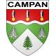 Stickers coat of arms Campan adhesive sticker
