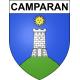 Pegatinas escudo de armas de Camparan adhesivo de la etiqueta engomada