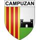 Stickers coat of arms Campuzan adhesive sticker