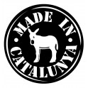 Stickers made in catalunya burro autocollant adhésif