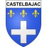 Pegatinas escudo de armas de Castelbajac adhesivo de la etiqueta engomada