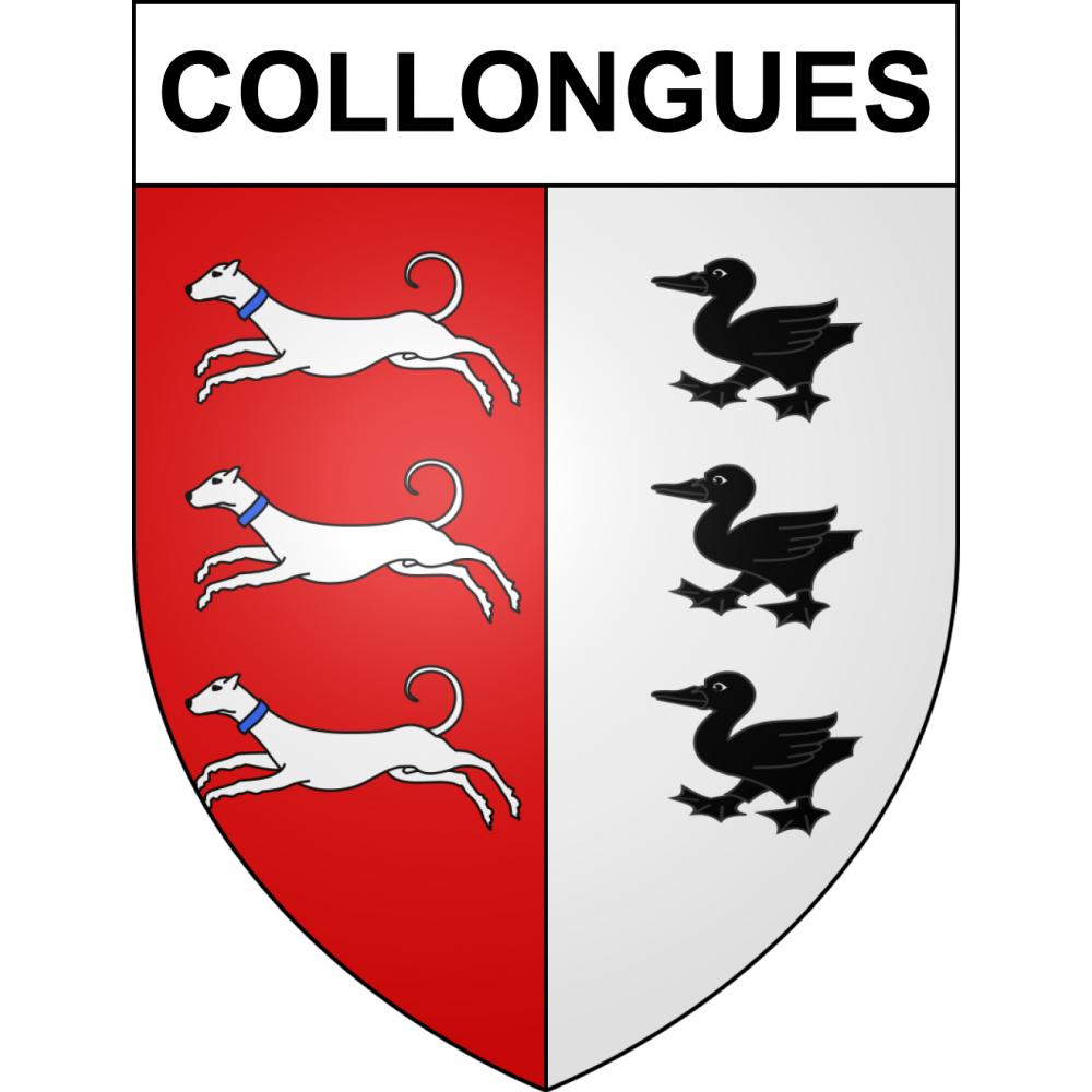 Adesivi stemma Collongues adesivo
