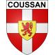 Adesivi stemma Coussan adesivo