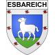 Esbareich 65 ville sticker blason écusson autocollant adhésif