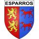 Esparros Sticker wappen, gelsenkirchen, augsburg, klebender aufkleber
