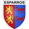 Baron 54 ville sticker blason écusson autocollant adhésif