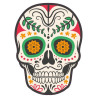 Autocollant Tête de mort muerta 11 skull stickers adhesif