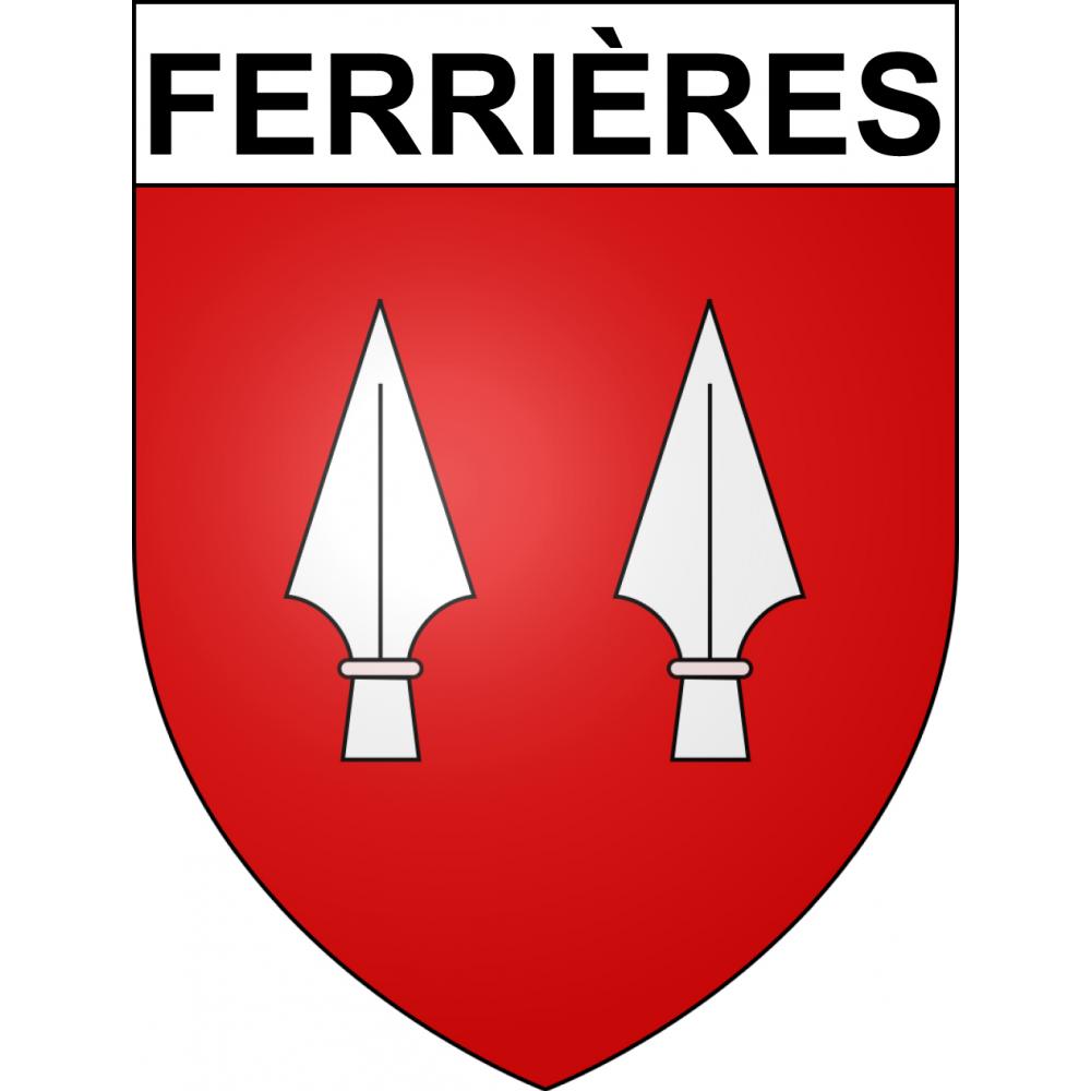 Ferrières 65 ville sticker blason écusson autocollant adhésif