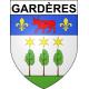 Gardères 65 ville sticker blason écusson autocollant adhésif