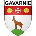 Pegatinas escudo de armas de Gavarnie adhesivo de la etiqueta engomada