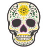 Autocollant Tête de mort muerta 13 skull stickers adhesif