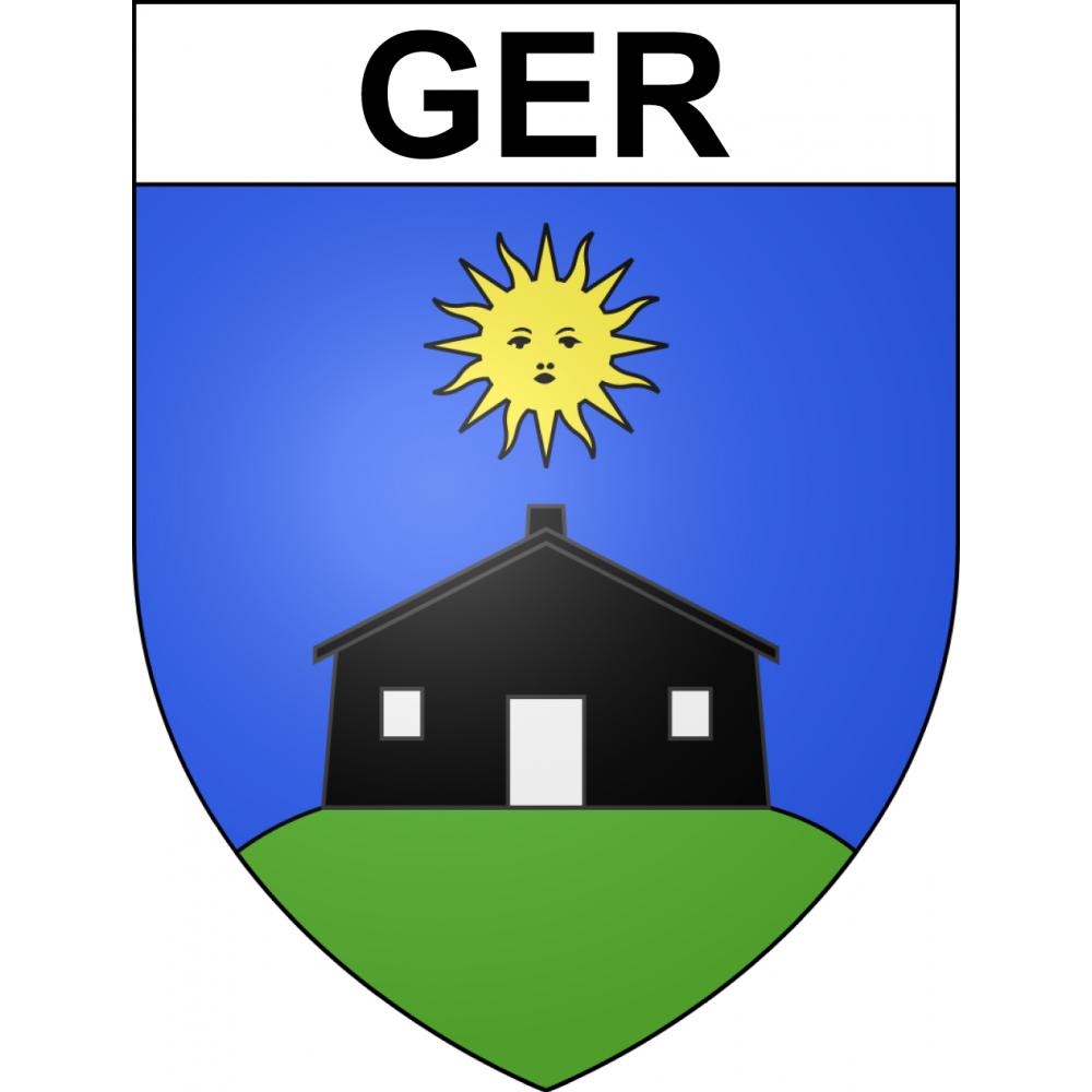 Pegatinas escudo de armas de Ger adhesivo de la etiqueta engomada