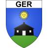 Ger 65 ville sticker blason écusson autocollant adhésif