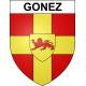 Pegatinas escudo de armas de Gonez adhesivo de la etiqueta engomada