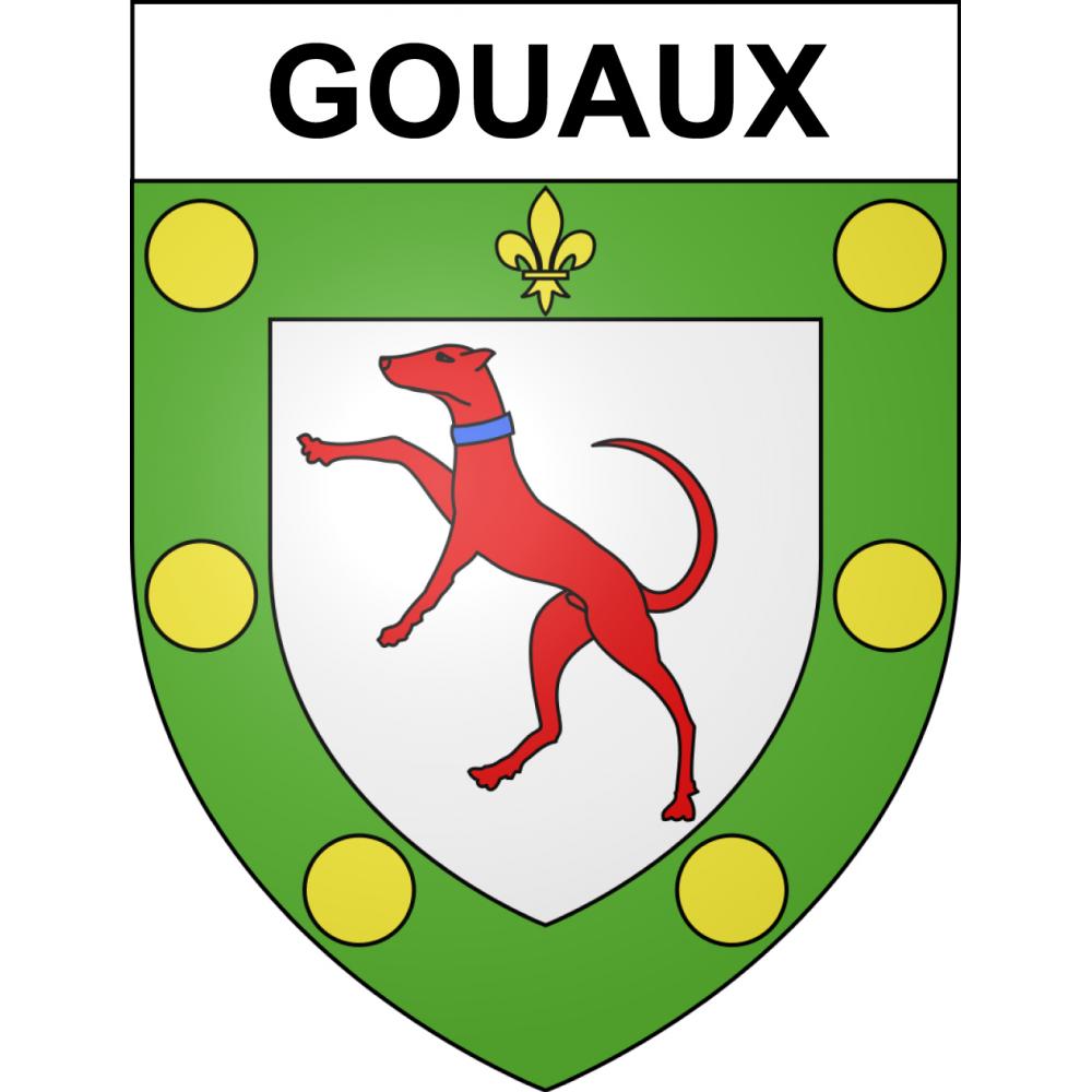 Stickers coat of arms Gouaux adhesive sticker