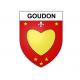 Stickers coat of arms Goudon adhesive sticker