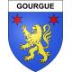 Stickers coat of arms Gourgue adhesive sticker