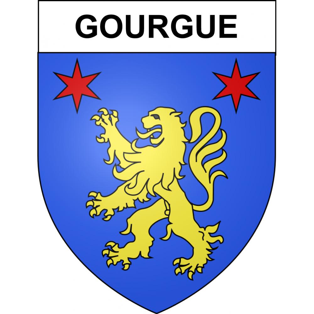 Adesivi stemma Gourgue adesivo